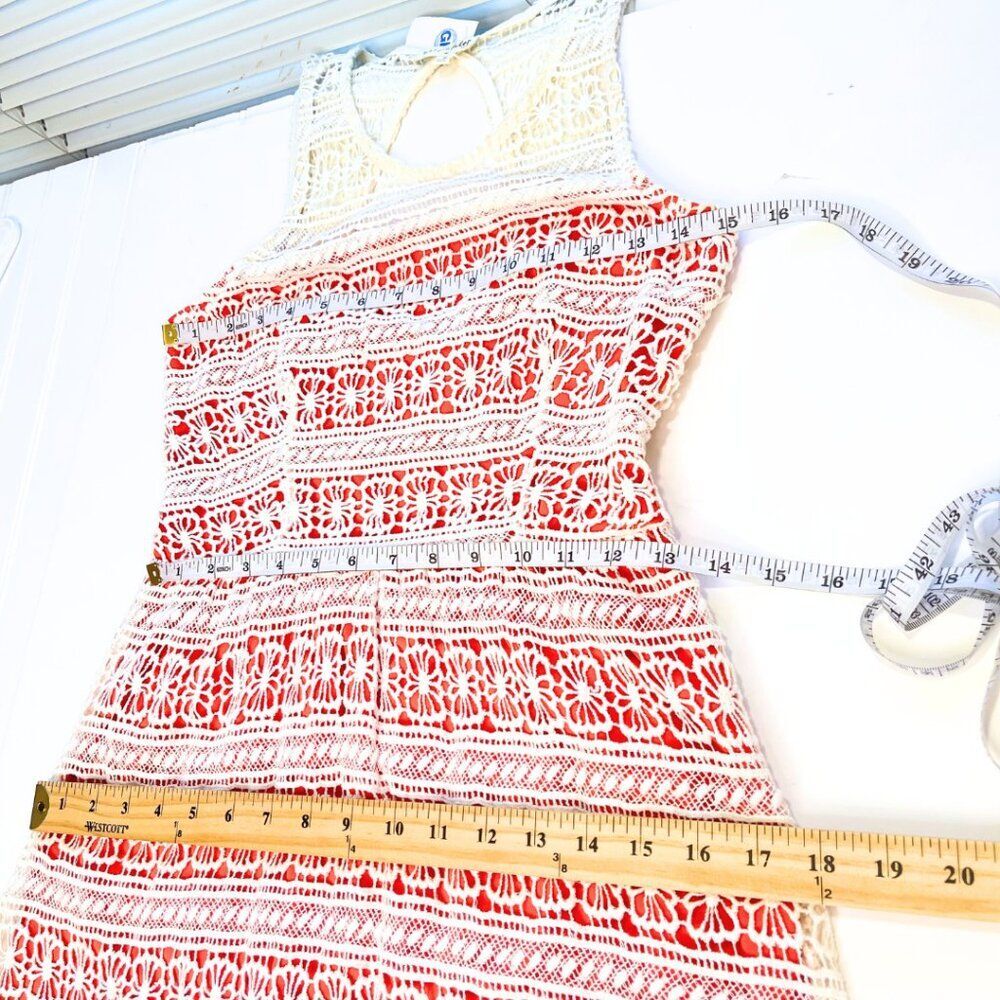 Maison Jules | Women's  Cream Lace Overlay Dress Size Small-NWT - Picture 6 of 12